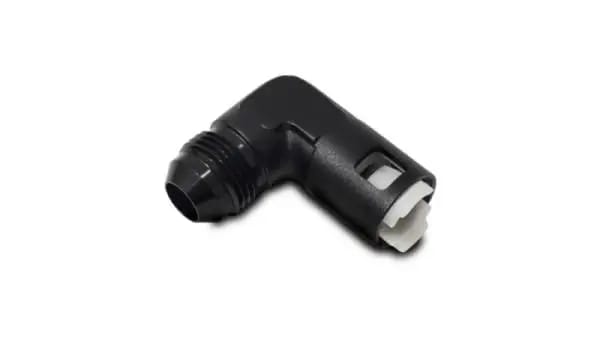 Vibrant 90 Degree Aluminum AN to Female Quick Connect -6AN - 0.375in Hose Size thumbnail 2
