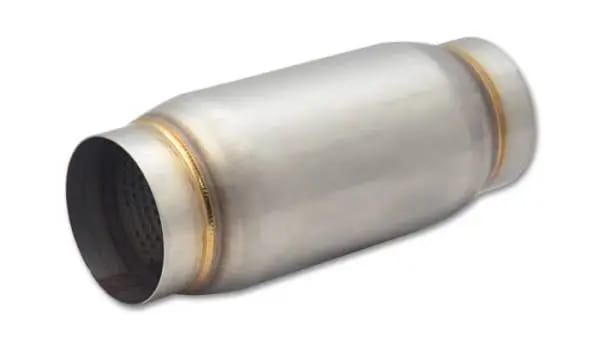 Vibrant SS Race Muffler 3.5in inlet/outlet x 9in long thumbnail 4
