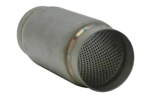 Vibrant SS Race Muffler 3.5in inlet/outlet x 9in long thumbnail 5