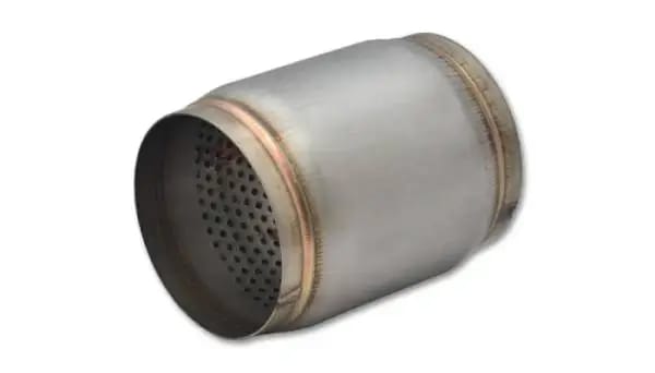 Vibrant SS Race Muffler 3.5in inlet/outlet x 5in long thumbnail 2
