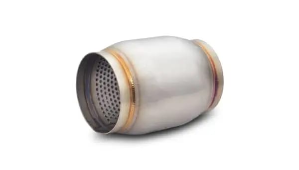 Vibrant SS Race Muffler 4in inlet/outlet x 5in long thumbnail 3
