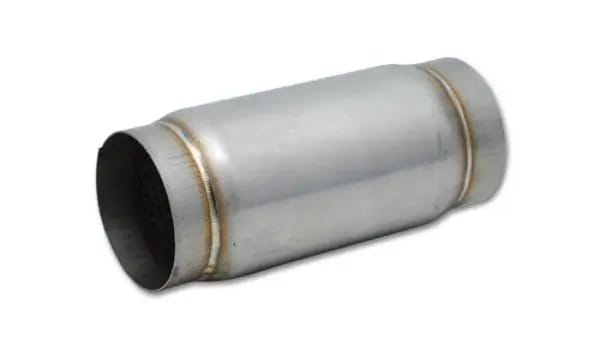 Vibrant SS Race Muffler 4in inlet/outlet x 5in long thumbnail 4