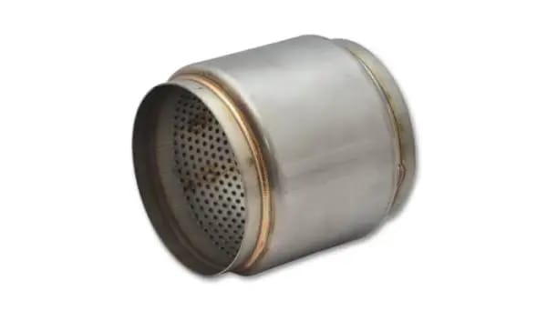 Vibrant SS Race Muffler 4.5in inlet/outlet x 5in long thumbnail 2