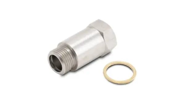 Vibrant O2 Sensor Fitting (T304 SS) and Brass Washer thumbnail 2