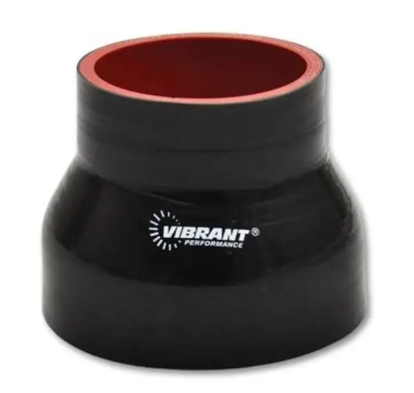 Vibrant 4 Ply Reducer Couper 3in ID x 3.75in ID x 3in Long - Black thumbnail 3