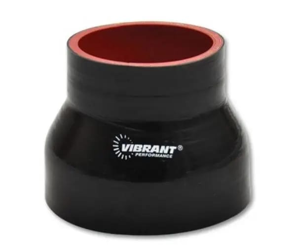 Vibrant 4 Ply Reducer Couper 4.0in ID x 3.50in ID x 4.50in Long - Black thumbnail 3