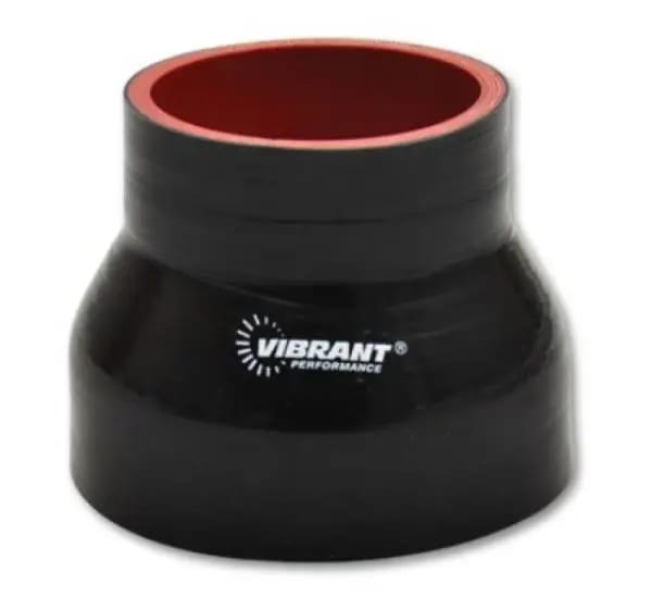 Vibrant 4 Ply Reducer Couper 3.5in ID x 3.75in ID x 3.0in Long - Black thumbnail 3
