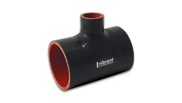 Vibrant Silicone T-Hose Coupler Hose ID 2.50in Overall Length 4in Branch ID 1.50in
