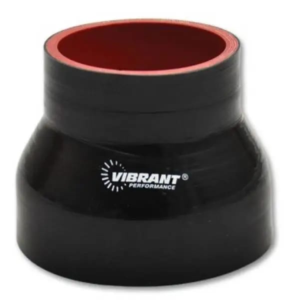 Vibrant 4 Ply Reducer Coupling .75in x .50in x 4in Long - Black thumbnail 3