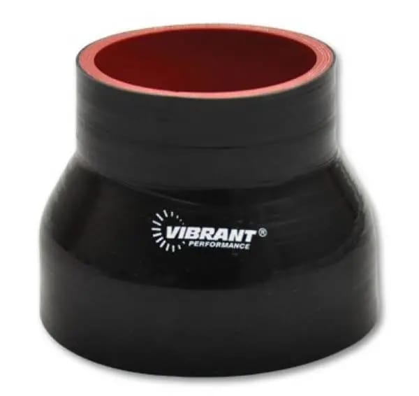 Vibrant 4 Ply Reducer Couper 1.5in ID x 1.375in ID x 3in Long - Black thumbnail 3