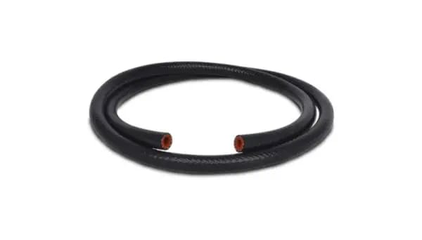 Vibrant 1-1/4in (32mm) I.D. x 5 ft. Silicon Heater Hose reinforced - Black thumbnail 2