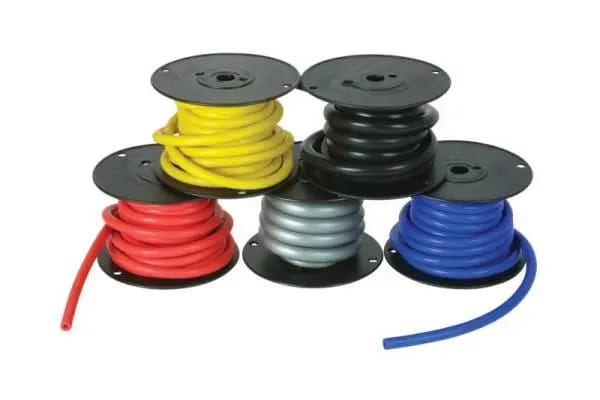 Vibrant 5/32 (4mm) I.D. x 50 ft. of Silicon Vacuum Hose - Black thumbnail 5