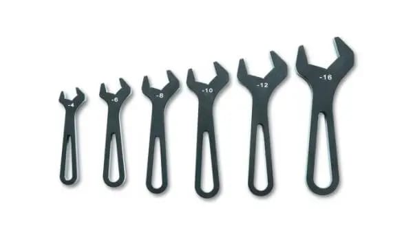 Vibrant Aluminum Wrench Set Set of 6 (AN-4 to AN-16) thumbnail 4