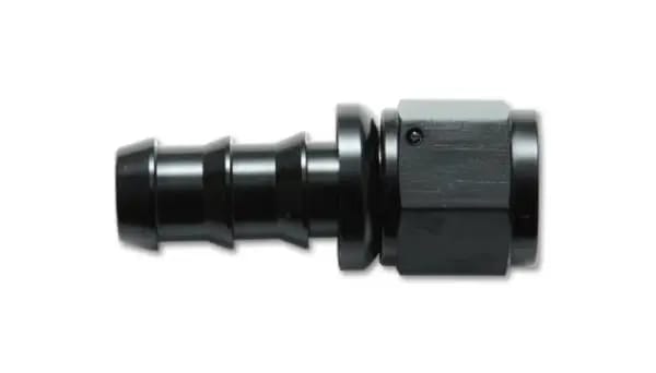 Vibrant -8AN Push-On Straight Hose End Fitting - Aluminum thumbnail 2
