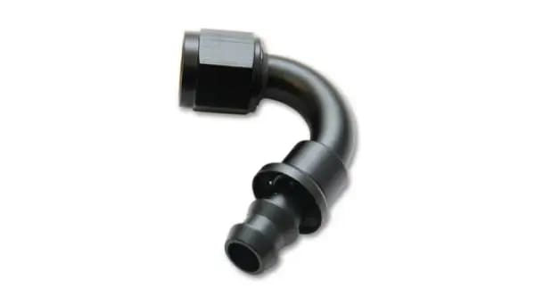Vibrant Push-On 120 Degree Hose End Elbow Fitting - -6AN thumbnail 2