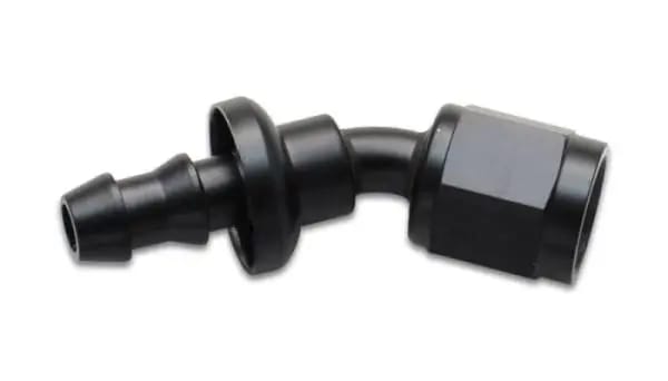Vibrant Push-On 30 Degree Hose End Elbow FittingSize -4AN thumbnail 2