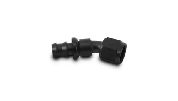 Vibrant Push-On 30 Degree Hose End Elbow FittingSize -6AN thumbnail 3