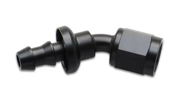 Vibrant Push-On 30 Degree Hose End Elbow FittingSize -6AN thumbnail 4