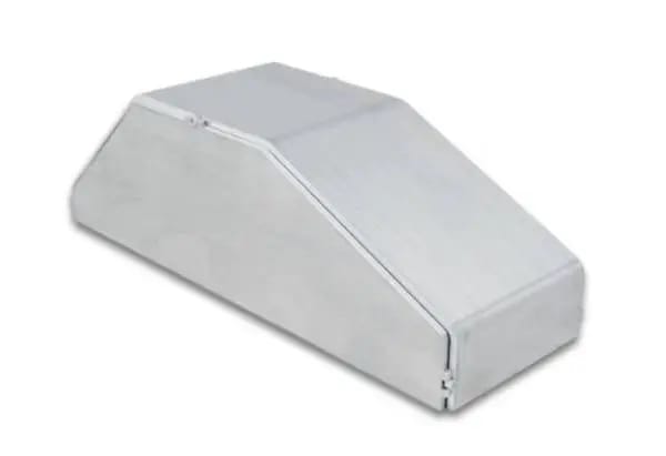 Vibrant I/C End Tank 3.25in Wide 9.25in Long 3in Tall Use w/ Horizontal I/C Core 12831 - 5052 Alum thumbnail 3