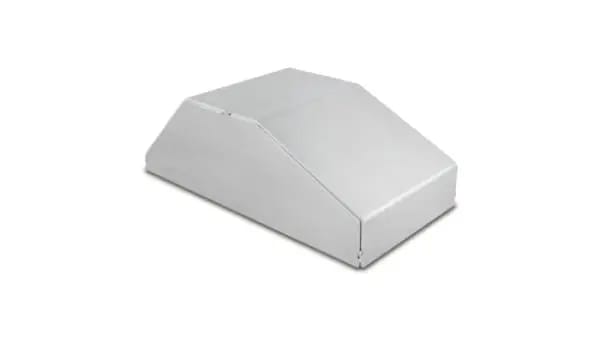 Vibrant I/C End Tank 6in Wide 12in Long 4in Tall Use w/ Horizontal I/C Core 12844 - 5052 Aluminum thumbnail 2