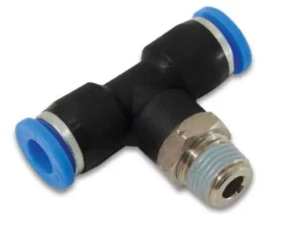 Vibrant Male Tee 1-Touch Fitting for 5/32in OD Tube (1/8in NPT) thumbnail 3