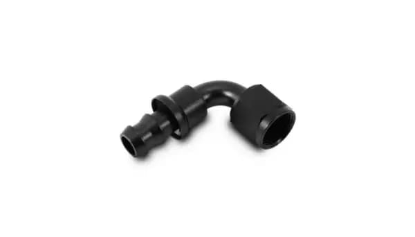 Vibrant -12AN Push-On 90 Deg Hose End Fitting - Aluminum thumbnail 3