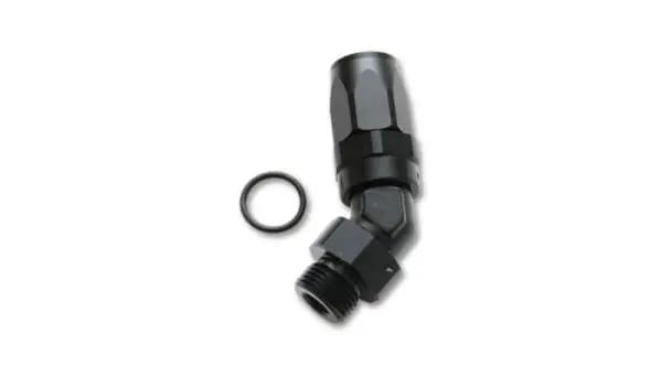 Vibrant Male -10AN 45 Degree Hose End Fitting - 7/8-14 Thread (10) thumbnail 2