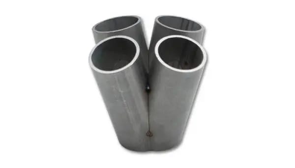 Vibrant 4 into 1 SS Turbo Mani Collector for All T4 in Flange 48mm Pipe OD 4.75in tall 78mmx64mm out thumbnail 5
