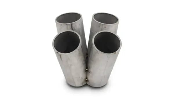 Vibrant 4 into 1 SS Turbo Mani Collector for GT28/30/35 in Flange 48mm Pipe OD 4.5in tall 58mm out thumbnail 3