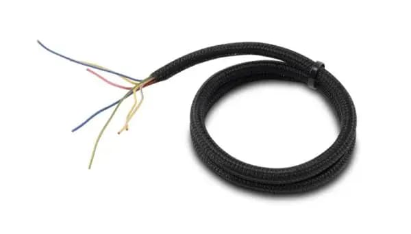 Vibrant 1in O.D. Flexible Split Sleeving (5 foot length) Black thumbnail 2