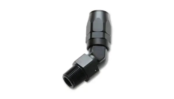 Vibrant -10AN Male NPT 45Degree Hose End Fitting - 1/2 NPT thumbnail 2