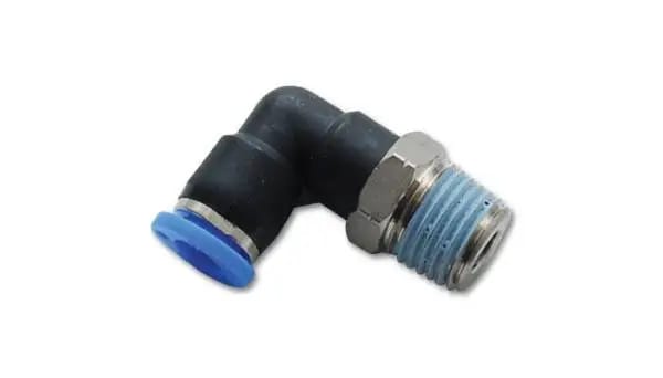Vibrant Male Elbow Pneumatic Vacuum Fitting (1/8in NPT Thread) - for use with 3/8in(9.5mm) OD tubing thumbnail 4