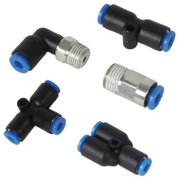 Vibrant Union inTin Pneumatic Vacuum Fitting - for use with 3/8in (9.5mm) OD tubing thumbnail 5