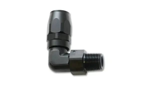 Vibrant Male NPT 90 Degree Hose End Fitting -8AN - 1/4 NPT thumbnail 2