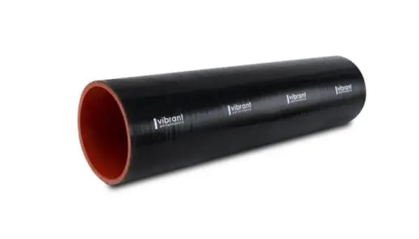 Vibrant 4 Ply Reinforced Silicone Straight Hose Coupling - 3in I.D. x 12in long (BLACK) thumbnail 3