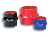 Vibrant 4 Ply Reinforced Silicone Hump Hose Connector - 5in I.D. x 3in long (BLACK) thumbnail 5