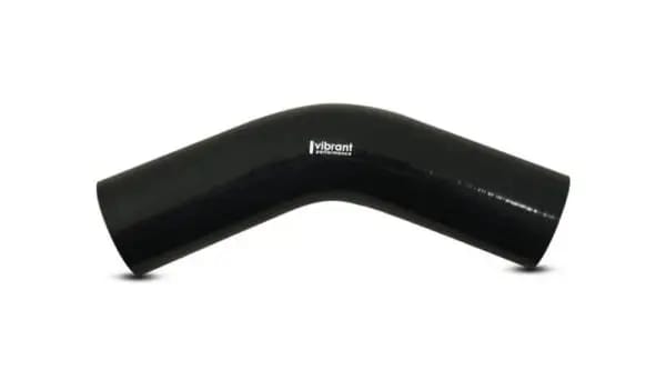 Vibrant 45 Degree Silicone Elbow 3.125in ID x 4.50in Leg Length - Black thumbnail 3