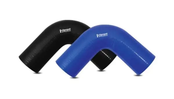 Vibrant 90 Degree Silicone Elbow 2.375in ID x 5.00in Leg Length - Black thumbnail 3