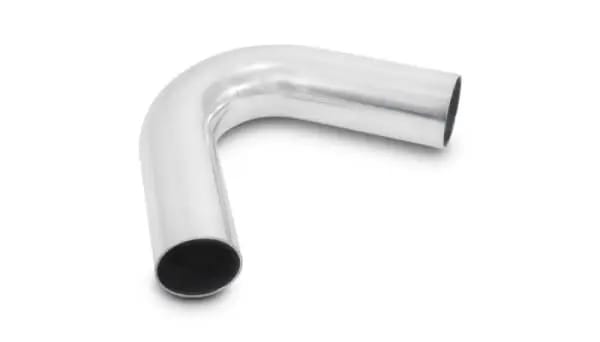 Vibrant 3.5in O.D. Universal Aluminum Tubing (120 degree Bend) - Polished thumbnail 3