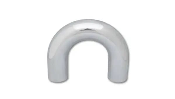 Vibrant 2in O.D. Universal Aluminum Tubing (180 degree Bend) - Polished thumbnail 2