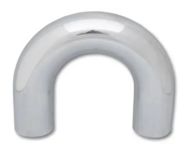 Vibrant 3.5in O.D. Universal Aluminum Tubing (180 degree Bend) - Polished thumbnail 3
