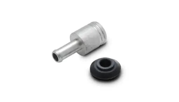 Vibrant 19mm (3/4in) O.D. Aluminum Vacuum Hose Fitting (includes Rubber Grommet) thumbnail 3