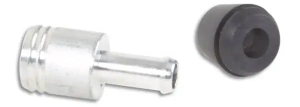 Vibrant 19mm (3/4in) O.D. Aluminum Vacuum Hose Fitting (includes Rubber Grommet) thumbnail 4