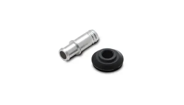 Vibrant 10mm (2/5in) O.D. Aluminum Vacuum Hose Fitting (includes Rubber Grommet) thumbnail 3