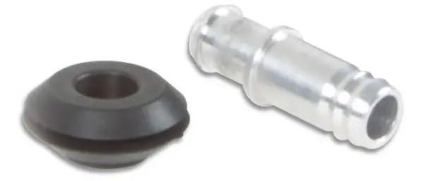 Vibrant 10mm (2/5in) O.D. Aluminum Vacuum Hose Fitting (includes Rubber Grommet) thumbnail 4