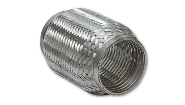 Vibrant SS Turbo FLEX Coupling with Interlock Liner 2.5in inlet/outlet x 4in long thumbnail 2