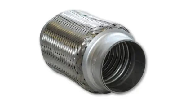 Vibrant SS Flex Coupling without Inner Liner 2.5in inlet/outlet x 6in long thumbnail 2