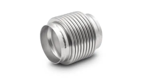 Vibrant SS Bellow Assembly w/ Solid Liner 3.5in ID x 4in overall L Electro Polished thumbnail 3