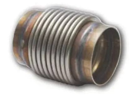 Vibrant SS Bellow Assembly w/ Solid Liner 4in inlet/outlet ID x 4in overall L Electro Polished thumbnail 5