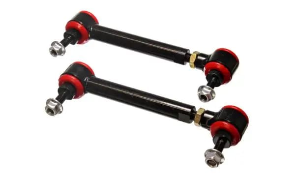Energy Suspension Universal Red 6-3/4in-7-3/4in inAin Range Pivot Style End Link Set thumbnail 2